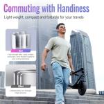 TST 500W Foldable Electric Scooter, 19 MPH Speed