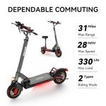 Ienyrid M4 Electric Scooter with Seat, 28 MPH