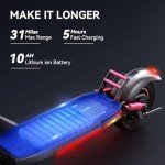 Ienyrid M4 Electric Scooter with Seat, 28 MPH