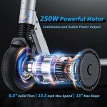 Caroma Electric Scooter: 250W, 15.5 Miles, Portable