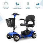 Cebihy 4-Wheel Electric Mobility Scooter for Adults