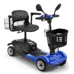 WheelWavi Foldable 4-Wheel Electric Mobility Scooter