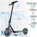 Fast Foldable Electric Scooter for Adults - 500W