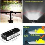 9000 Lumen Rechargeable Bike Light Set
