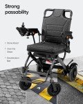 Lightweight Foldable Electric Wheelchair for Adults
