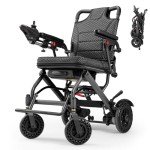 Lightweight Foldable Electric Wheelchair for Adults