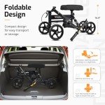 VitaSophy Steerable Knee Scooter for Foot Injuries