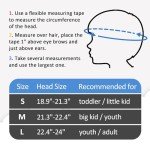 Adjustable Kids Bike Helmet - Blue, 3 Sizes