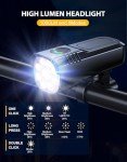 Super Bright USB Rechargeable Bike Light Set