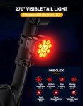 Super Bright USB Rechargeable Bike Light Set