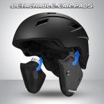 Odoland Snow Helmet and Goggles Set for All