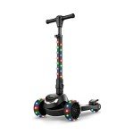 Jupiter Electric Scooter with LED Lights, Black