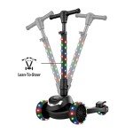 Jupiter Electric Scooter with LED Lights, Black