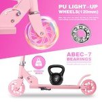 Lightweight Kids Scooter with Adjustable Handlebars