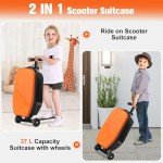 Smilesun Kids & Adults Hardside Ride-On Scooter