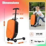 Smilesun Kids & Adults Hardside Ride-On Scooter
