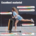 Smilesun Kids & Adults Hardside Ride-On Scooter