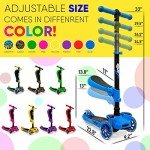 Hurtle 3-Wheel Kids Scooter with Flip Seat