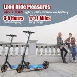 Foldable 500W Electric Scooter for Adults