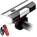 Voph Rechargeable LED Bike Lights Set for Night Riding