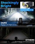 Voph Rechargeable LED Bike Lights Set for Night Riding