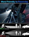 Voph Rechargeable LED Bike Lights Set for Night Riding