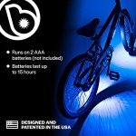 GoBrightz LED Bike Frame Light - Blue