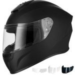 Favoto Lightweight Full Face Motorcycle Helmet - DOT Approved