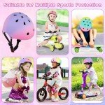 Wisekiddy Kids Bike & Scooter Helmet for Ages 3-8