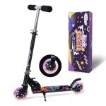 Nattork Kids' Kick Scooter with Light-Up Wheels