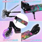 Nattork Kids' Kick Scooter with Light-Up Wheels