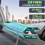 Qlaway 8.5" Folding Electric Scooter for Adults