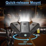 USB Rechargeable 4000 Lumen Bike Light Set
