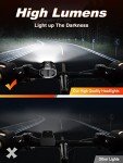 Bright IPSXP 7500 Lumens Bike Light Set