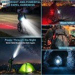 USB Rechargeable 4000 Lumen Bike Light Set