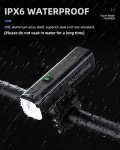 ROCKBROS 1500 Lumens USB-C Rechargeable Bike Light
