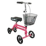 Hot Pink Knee Scooter for Foot Injuries
