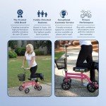 Hot Pink Knee Scooter for Foot Injuries