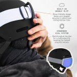 Retrospec Comstock Adjustable Ski & Snowboard Helmet