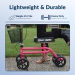 Hot Pink Knee Scooter for Foot Injuries