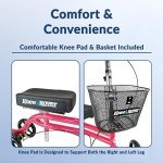 Hot Pink Knee Scooter for Foot Injuries