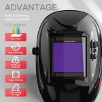 Large Viewing Solar Auto Darkening Welding Helmet