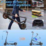 500W Electric Scooter, 18-21 Mile Range, 20MPH