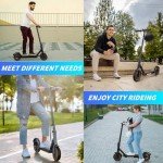 500W Electric Scooter, 18-21 Mile Range, 20MPH