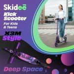 SKIDEE Adjustable Electric Scooter for Kids and Teens