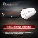 MZS Foldable Motorcycle Mirrors for Electric Bikes