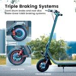 iScooter Electric Scooter for Adults, 37 Miles Range