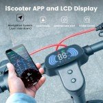 iScooter Electric Scooter for Adults, 37 Miles Range
