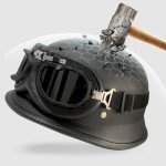 German Style Half Helmet for Scooters and Cruisers