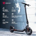 SISIGAD Foldable Electric Scooter for Adults 25 MPH